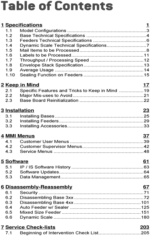 Product picture Neopost IS350 to IS480 Franking Machine Service Manual